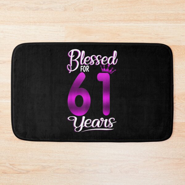 Item preview, Birthday Blessed For 61 Years designed and sold by lolahomya.