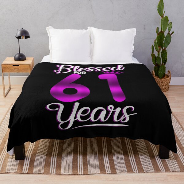 Item preview, Birthday Blessed For 61 Years designed and sold by lolahomya.