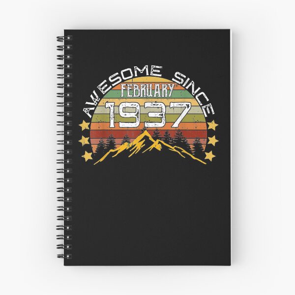 Item preview, Awesome Since February 1937 84th Birthday Gift 84 Years designed and sold by lolahomya.