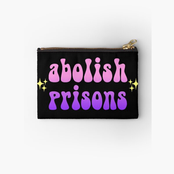 Item preview, Abolish Prisons sparkly gradient meme text designed and sold by everything4eva.