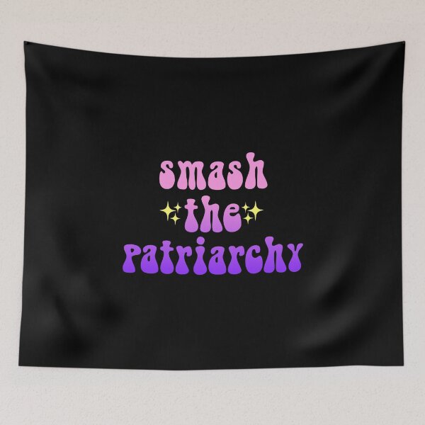 Item preview, Smash The Patriarchy sparkly gradient meme text designed and sold by everything4eva.