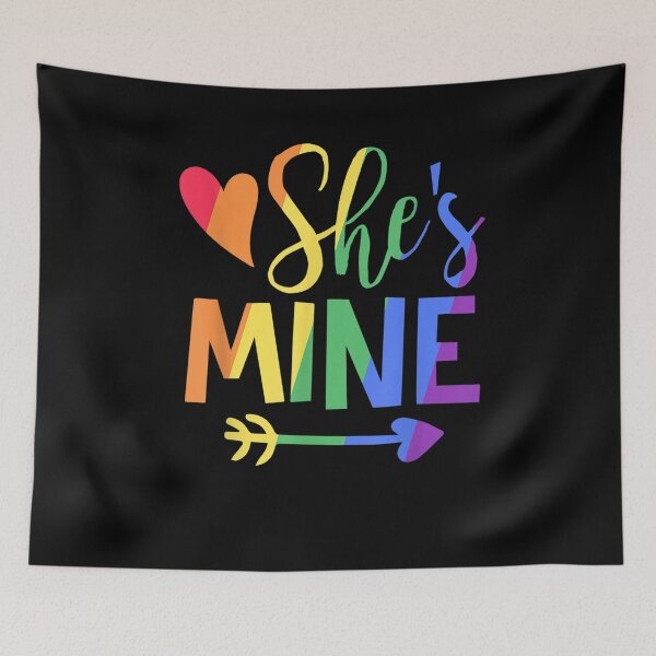 Item preview, Valentine's Day She Is Mine I Am Hers Girl designed and sold by lolahomya.