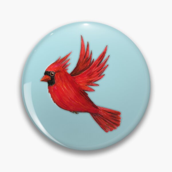Item preview, Flying northern cardinal designed and sold by Bwiselizzy.