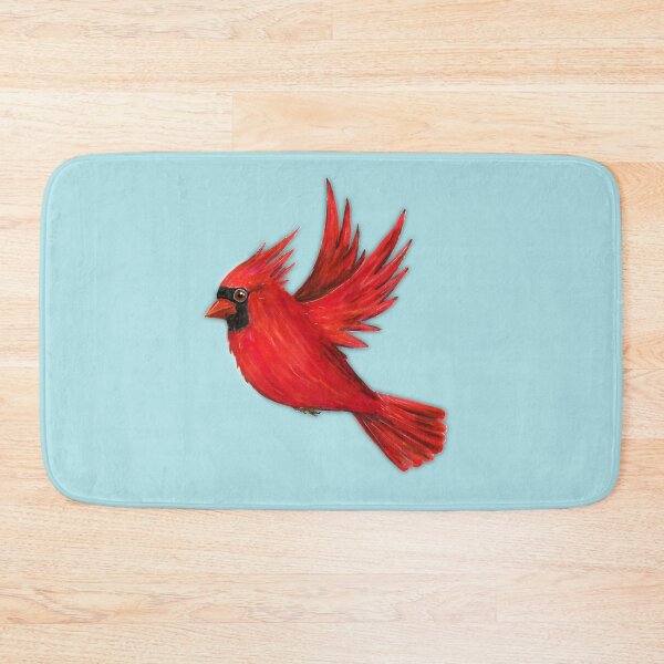 Item preview, Flying northern cardinal designed and sold by Bwiselizzy.
