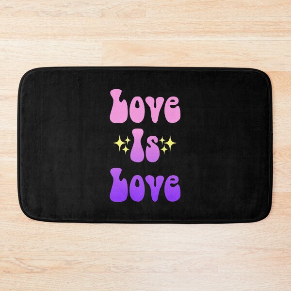 Item preview, Love is Love sparkly gradient meme text designed and sold by everything4eva.