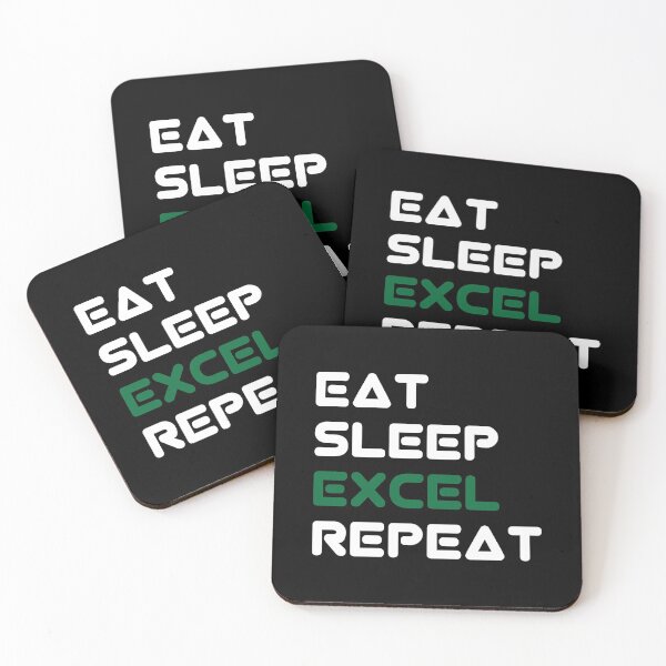Item preview, Eat Sleep Excel Repeat designed and sold by gpsapparel.