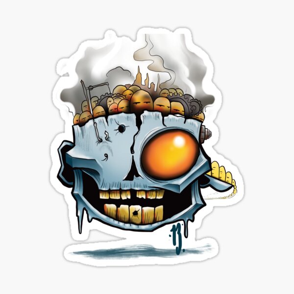 zombified Sticker