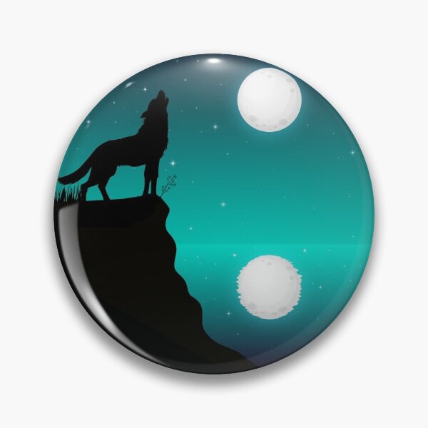 Item preview, Howling Wolf ,Moon Wolf  designed and sold by Zaki-Aggab.
