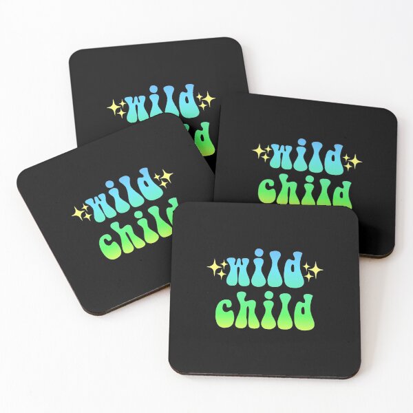 Item preview, wild child sparkly gradient Meme Text designed and sold by everything4eva.