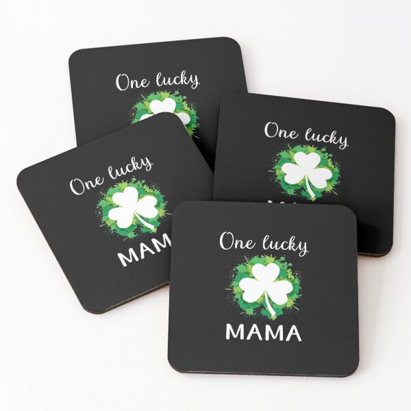 Item preview, One Lucky Mama Shamrock Vintage St Patrick's Day designed and sold by BELASKRI STORE.