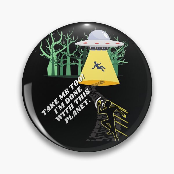 Item preview, I'm Done With This Planet - Funny Text designed and sold by BaldingSnail.