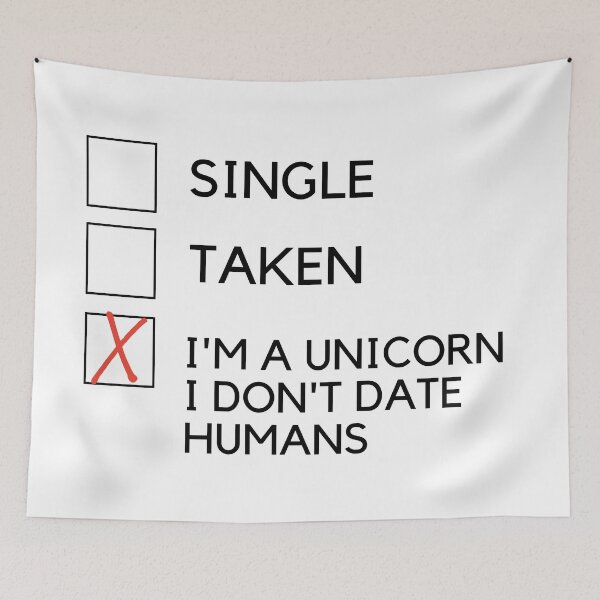 Item preview, Unicorn Valentines Day Black Ink designed and sold by KananiandKiki.