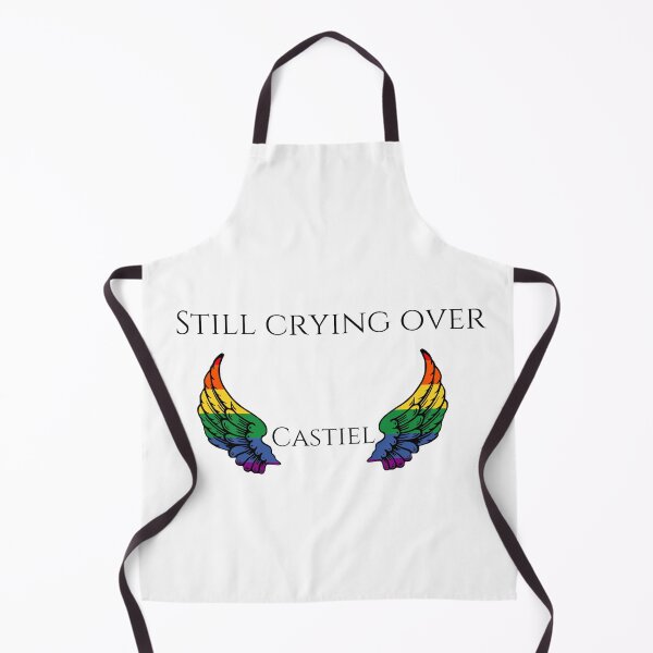 Item preview, still crying over castiel with rainbow wings designed and sold by LannisterOnMars.