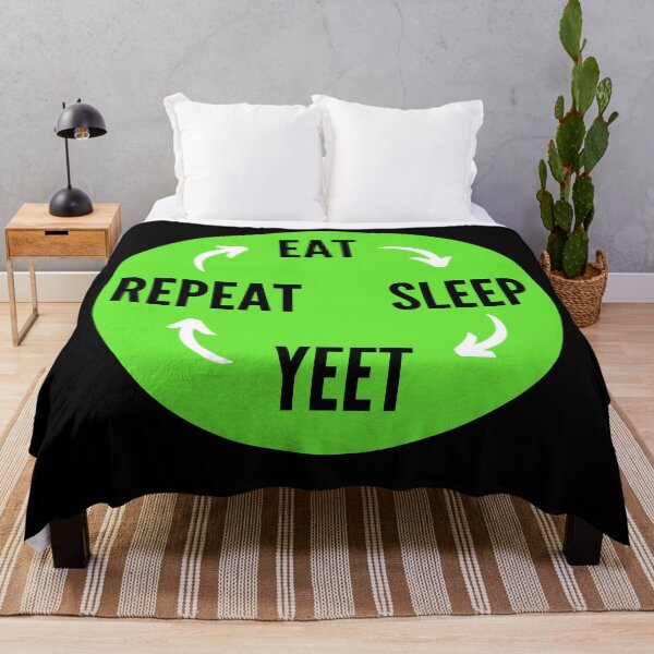 Item preview, Eat Sleep Yeet Repeat designed and sold by NikitaAg.