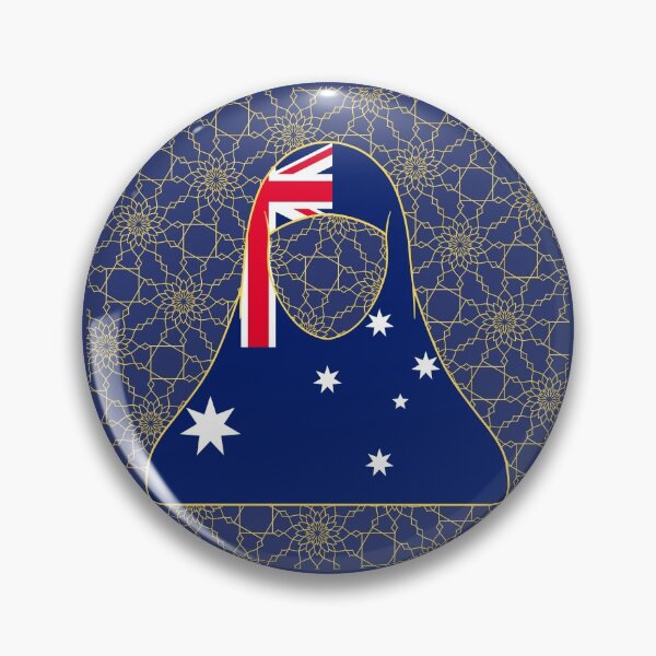 Item preview, Australia World Flag Hijab Series Islam designed and sold by RISEHIGHER.