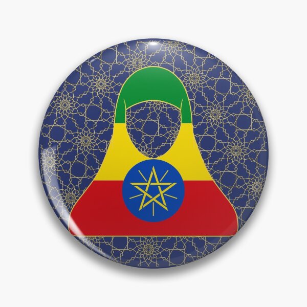 Item preview, Ethiopia World Flag Hijab Series Islam designed and sold by RISEHIGHER.