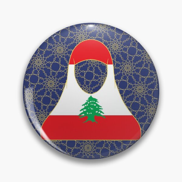 Item preview, Lebanon World Flag Hijab Series Islam designed and sold by RISEHIGHER.