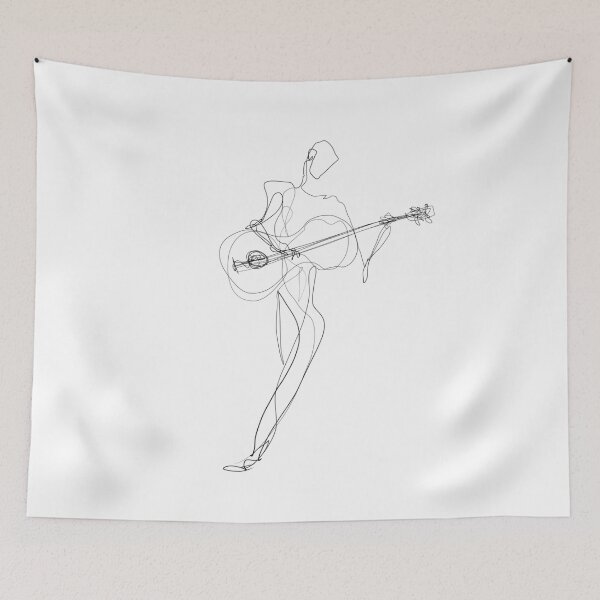 Item preview, Guitarist, guitar player, musician, music designed and sold by ParastooPakzad.