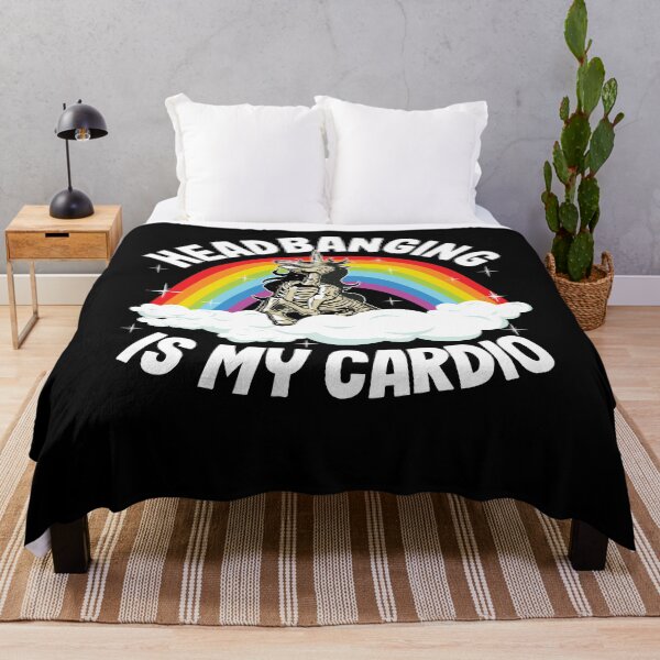 Item preview, Heavy Metal Headbanging Unicorn Gift Rainbow Funny designed and sold by Stronzi.