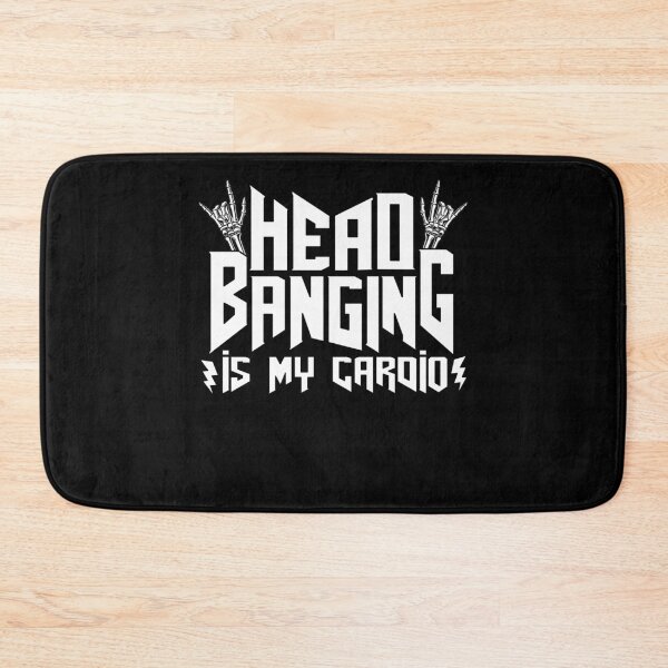 Item preview, Funny Headbanging Is My Cardio Heavy Metal Gift designed and sold by Stronzi.