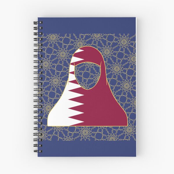 Item preview, Qatar World Flag Hijab Series Islam designed and sold by RISEHIGHER.