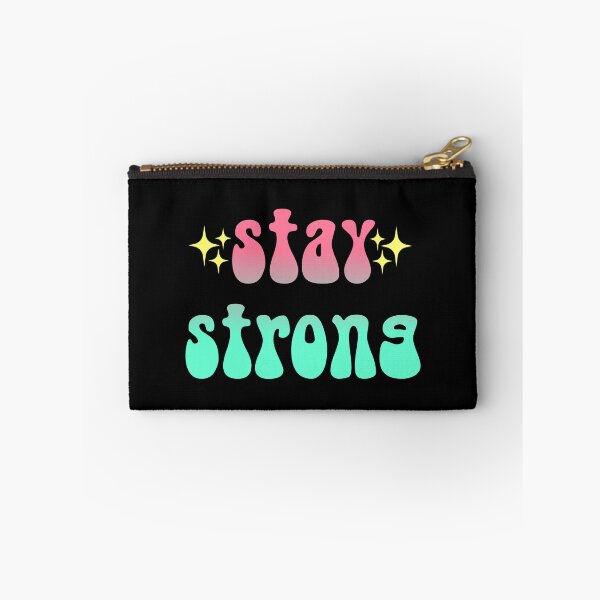 Item preview, stay strong sparkly gradient Meme Text designed and sold by everything4eva.