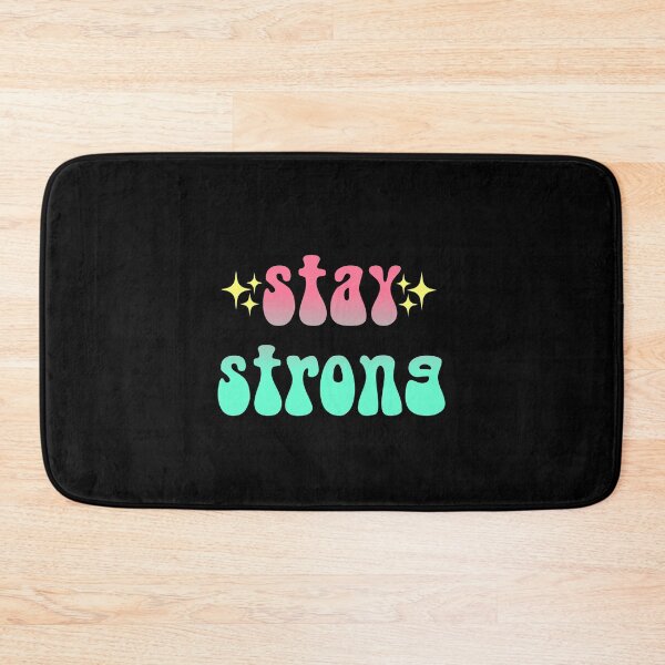 Item preview, stay strong sparkly gradient Meme Text designed and sold by everything4eva.