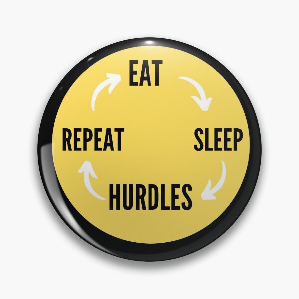 Item preview, Eat Sleep Hurdles Repeat designed and sold by NikitaAg.