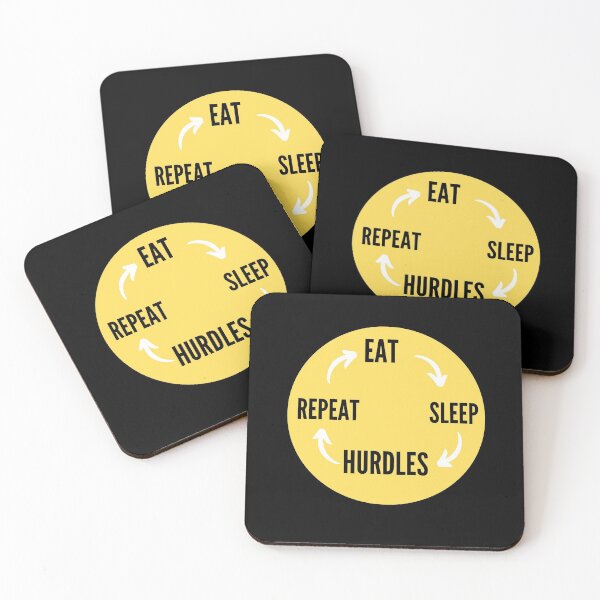 Item preview, Eat Sleep Hurdles Repeat designed and sold by NikitaAg.