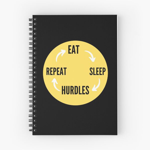 Item preview, Eat Sleep Hurdles Repeat designed and sold by NikitaAg.