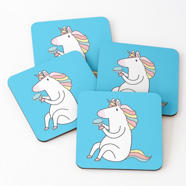 Item preview, Rainbow Macaron Unicorn  designed and sold by Mariano Topno.