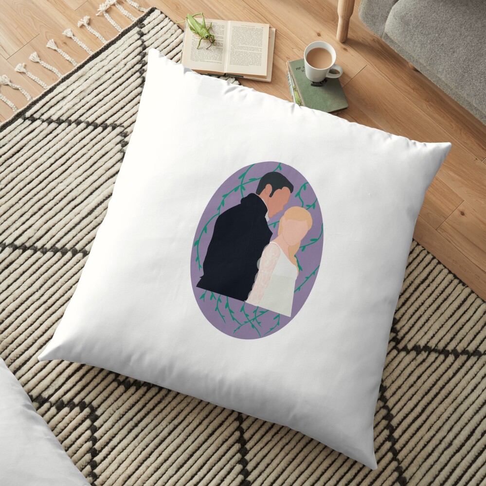 Bridgerton Daphne and Simon Floor Pillow