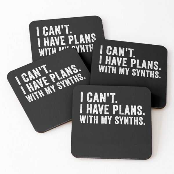 Item preview, Funny I Can´t I Have Plans Synthesizer Synths Gift designed and sold by Stronzi.