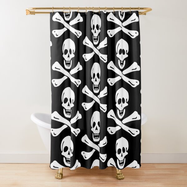 Raise the Jolly Roger Shower Curtain