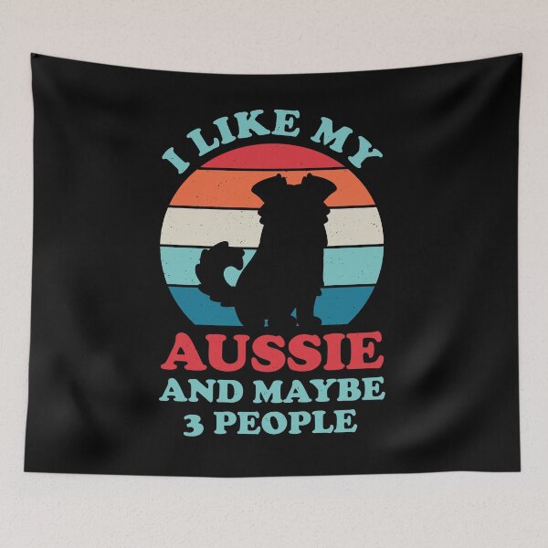 Item preview, Funny Australian Shepherd designed and sold by artworkbyrihen.