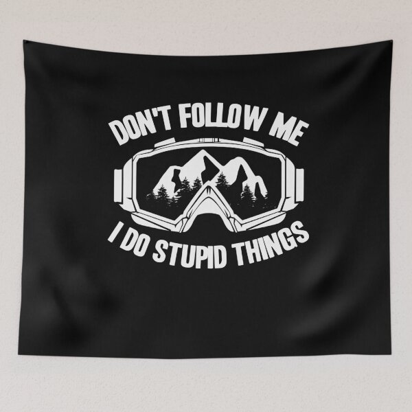 Item preview, Funny Don´t Follow Me Downhill Mountain Biking designed and sold by Stronzi.