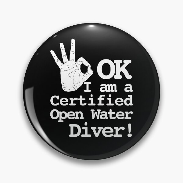 Item preview, OK I Am A Certified Open Water Diver. designed and sold by StudioAquaLumos.