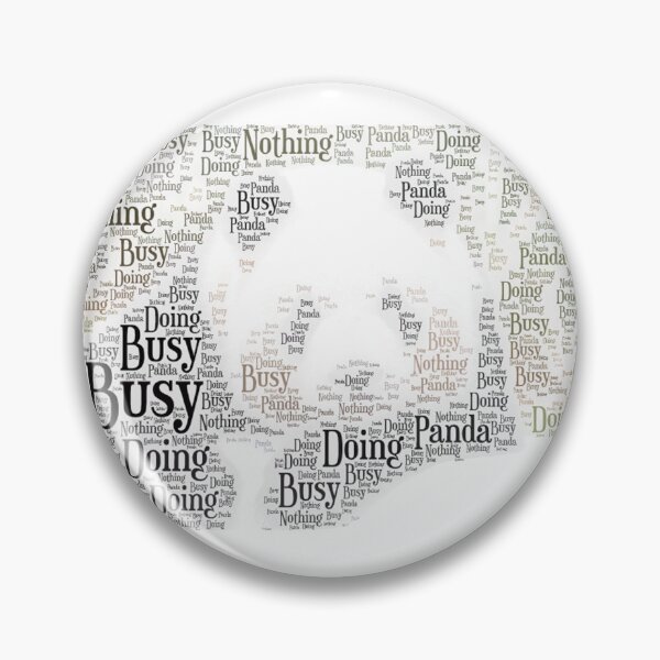 Item preview, Busy Doing Nothing Panda designed and sold by shopcom.