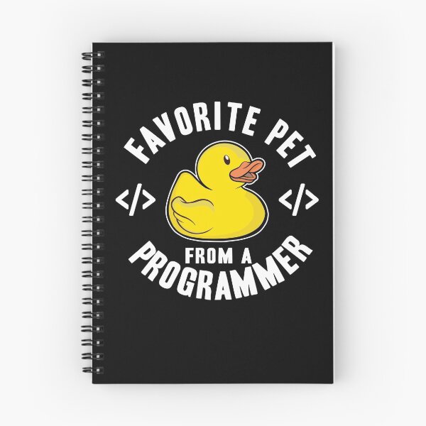 Item preview, Favorite Pet From A Programmer Funny Rubber Duck designed and sold by Stronzi.