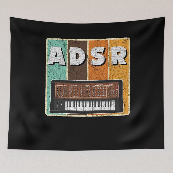 Item preview, Analog Modular Synthesizer ADSR Vintage Retro Gift designed and sold by Stronzi.