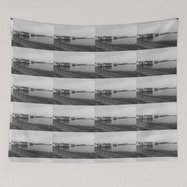 Item preview, Isle of Whithorn Harbour, Scotland, Monochrome designed and sold by Imladris01.