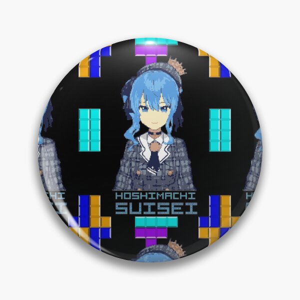 Item preview, Hololive Hoshimachi Suisei 8Bit Tetris designed and sold by UDTee.