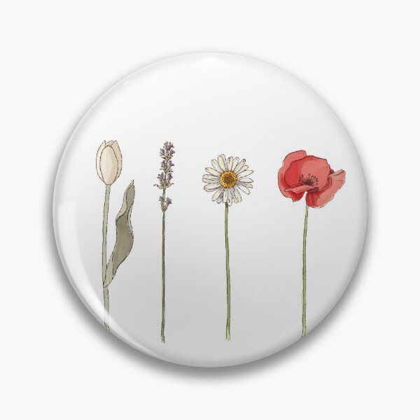 Item preview, four wildflowers designed and sold by MariaTodesco.