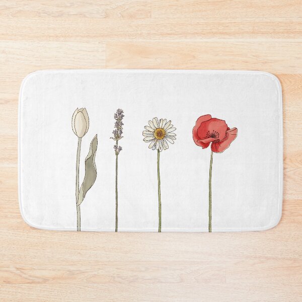 Item preview, four wildflowers designed and sold by MariaTodesco.