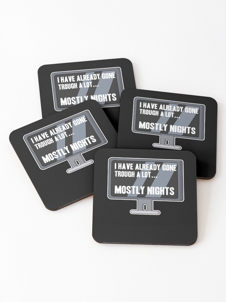 Thumbnail 1 of 5, Coasters (Set of 4), Funny Programmer Coding Gift Coding Nerd Coder designed and sold by Stronzi.