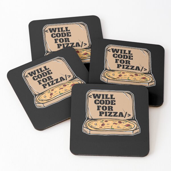 Item preview, Funny Will Code For Pizza Programmer Coding Gift designed and sold by Stronzi.