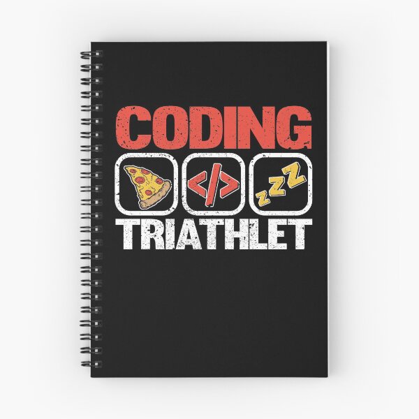 Item preview, Funny Coding Triathlet Pizza Sleep Programmer Gift designed and sold by Stronzi.