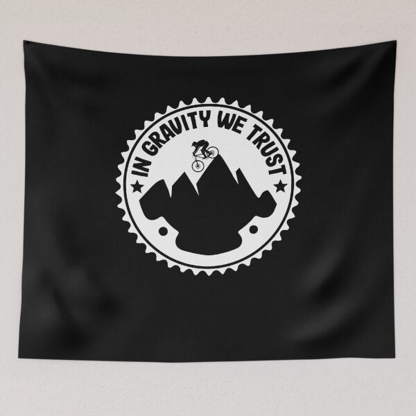 Item preview, In Gravity We Trust Downhill Mountain Biking Gift designed and sold by Stronzi.
