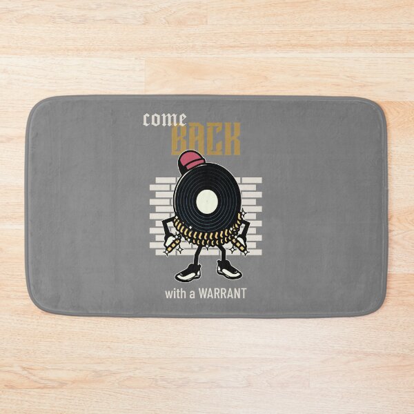 Item preview, Come Back With A Warrant Funny Meme T-Shirt Gear designed and sold by GmolahUnlimited.