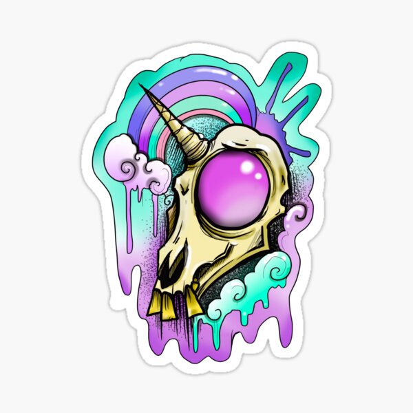 unicorn daze Sticker